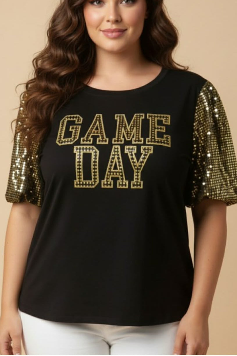Sequin Sleeve Gameday